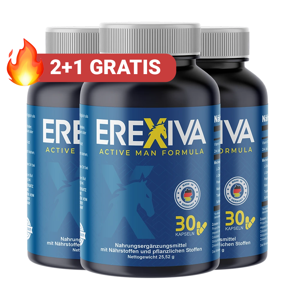 Erexiva Active Man Produktpackungen